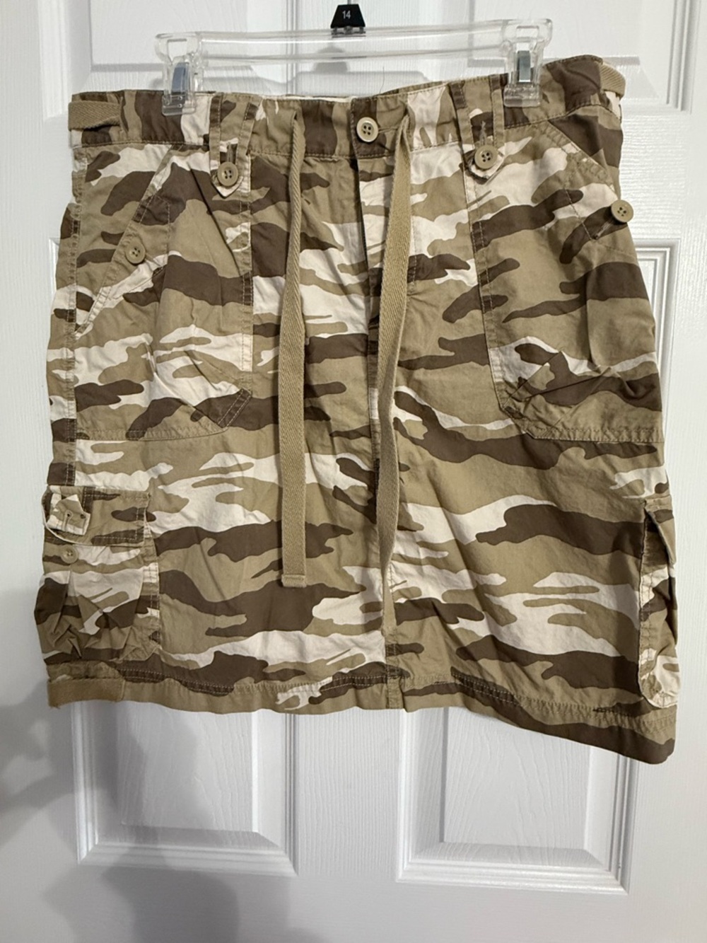 GAP Women's Mini Skirt - poplin Camo